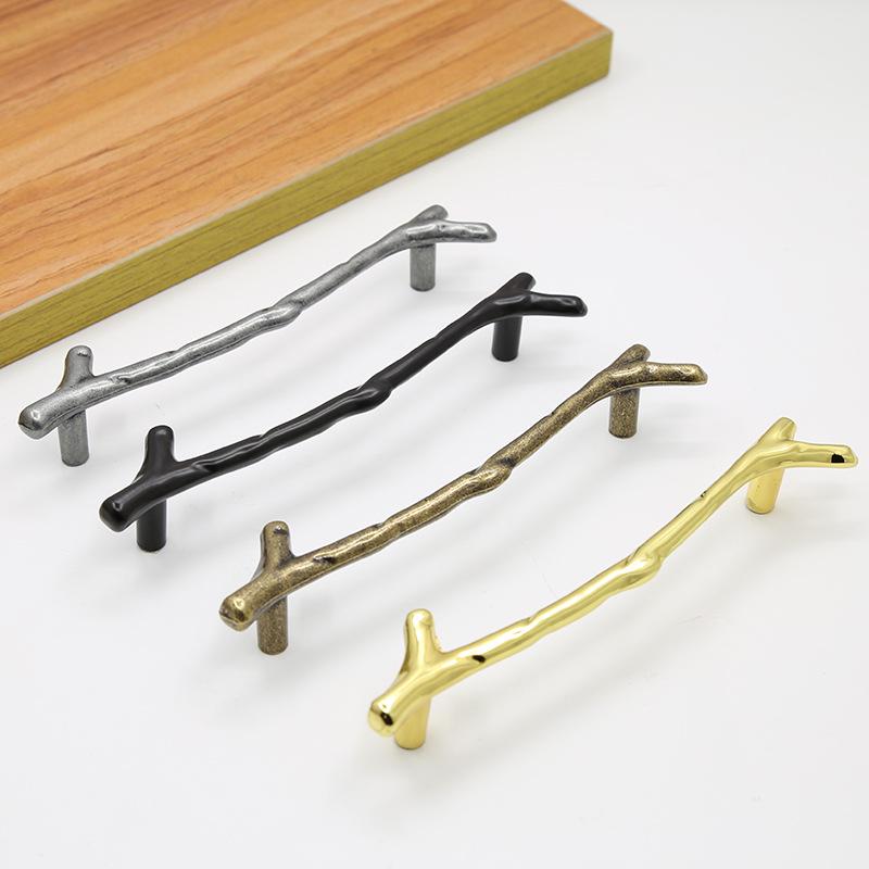 Antique Bronze Minimalist Cabinet and Drawer Handle