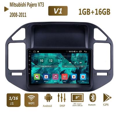 Autoradio Android 9 pouces pour Mitsubishi Pajero V73 2008 – 2011, lecteur multimédia, haut-parleurs DVD, unité principale, Audio, WIFI, 1 + 16 go