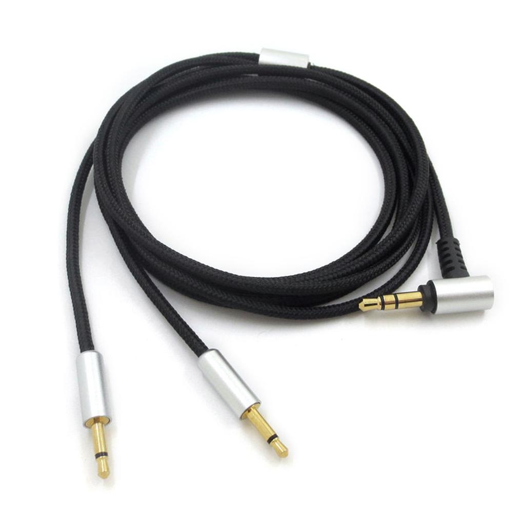 Cable Audio Cord Headphones Replacement 3.5mm to 2.5mm 1.2M Long for HD202 HD477 HD497 Audios Cord with Tuning Function