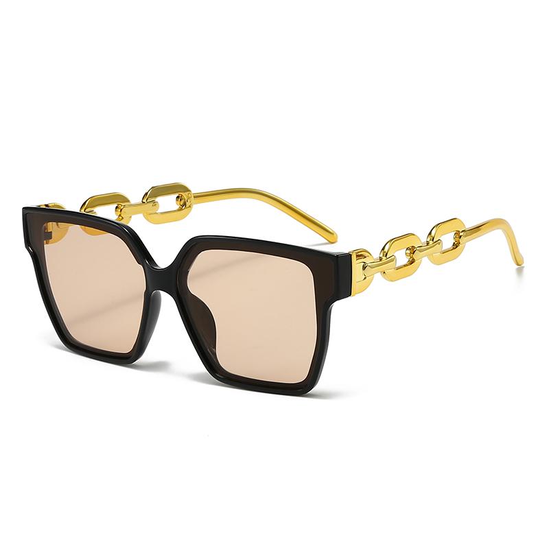 High-quality Large Frame Square Sunglasses Women Men Exquisite Brand Sun Glasses Leisure Travel Lady Man Glasses UV400