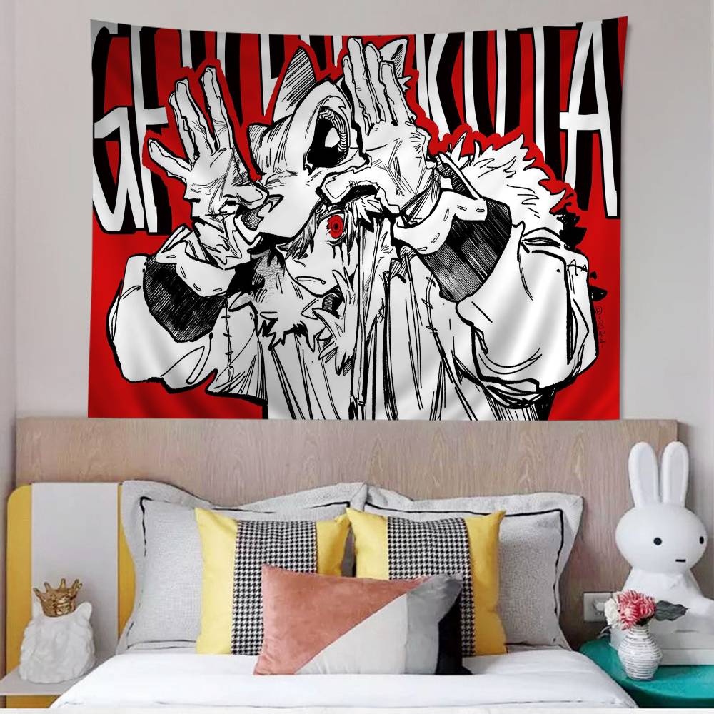 Japan Anime Gachiakuta Anime Hangend Boheems Wandkleed Boheemse Wandtapijten Mandala Kawaii Kamerdecoratie