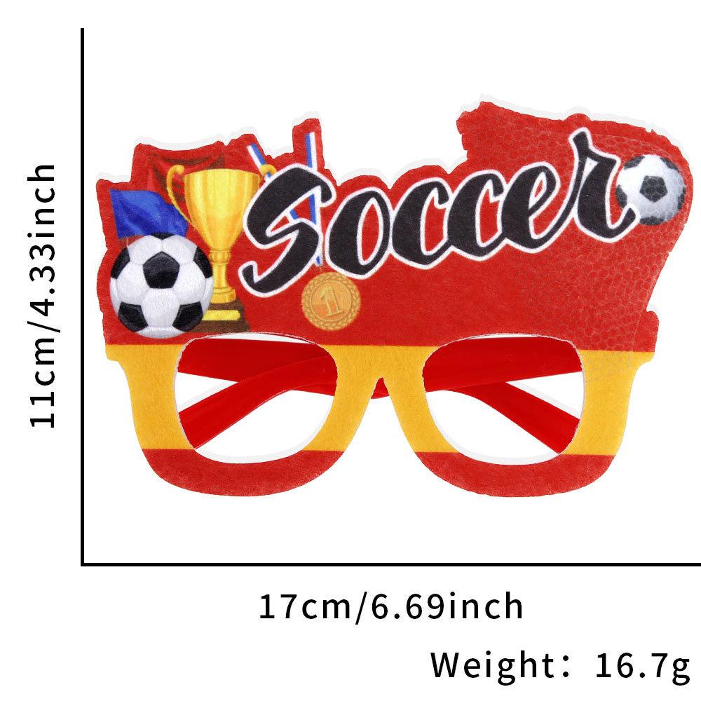 Football glasses, football league, bar clubs, party decorations, props, World Cup fan supplies
