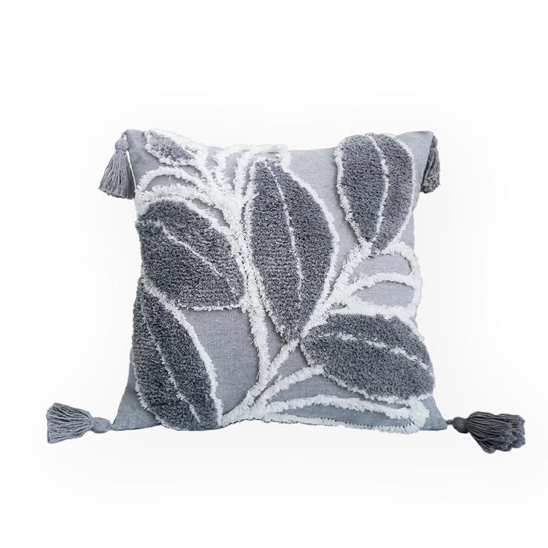 Tufted Throw Pillow Bohemian Throw Pillow Case Decoration Living Room Sofa Cushion Pillow Retro Hotel Lumbar Pillow Pillow Case