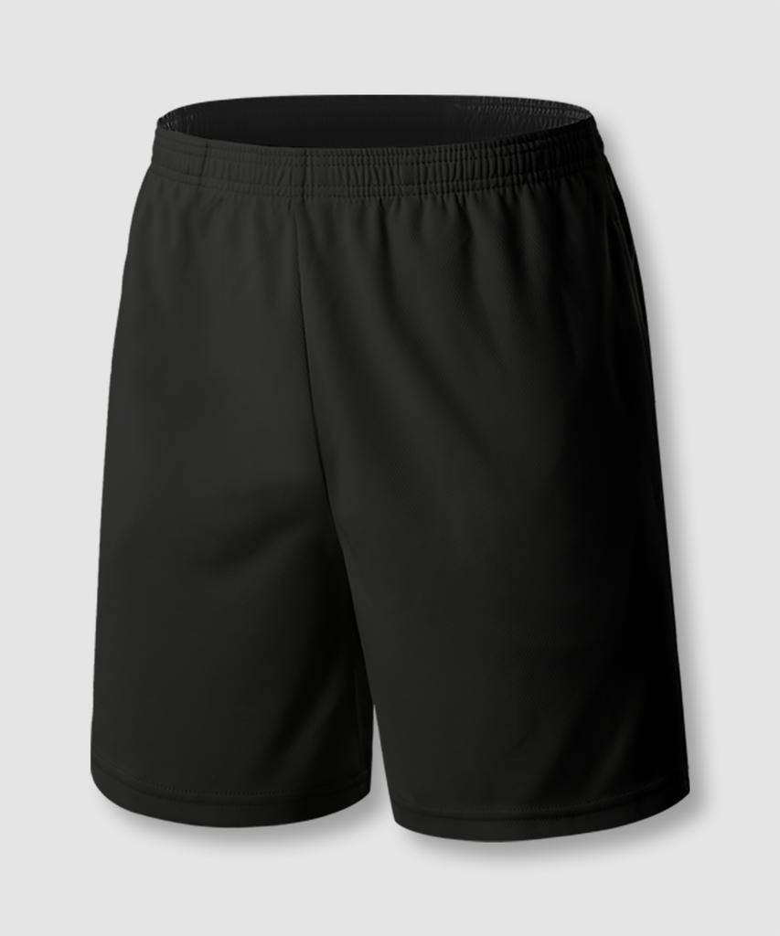 ARMEDES Unisex Recycled Cool Mesh Elastic Waist Shorts Ar-89 (Knee-Length)
