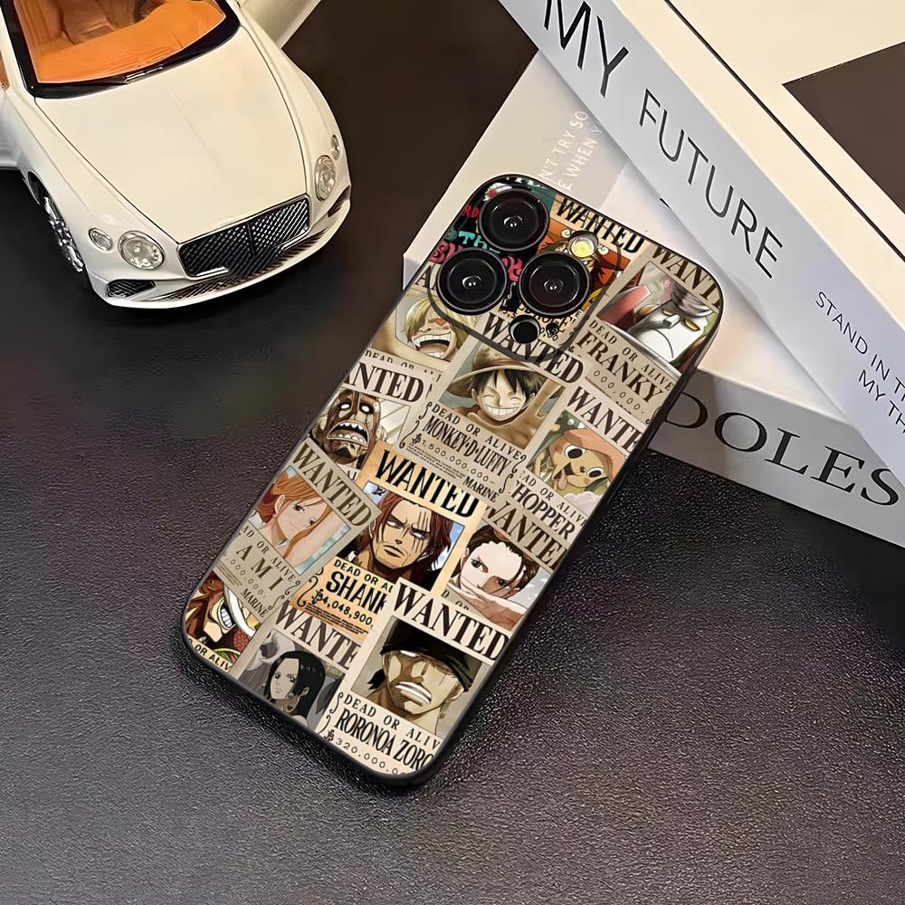 Anime Ones Pieces Phone Case For 16 Pro Max Iphone 17 Pro Max 14 15 Plus 12 13 11 Pro Xr X Xs SE Back Cover