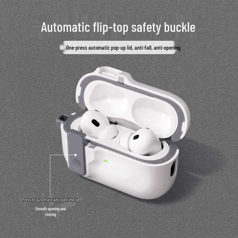 AirPods Pro 3 Protective Case: 2nd & 3rd Gen Bluetooth Earphone Business Flip Cover.