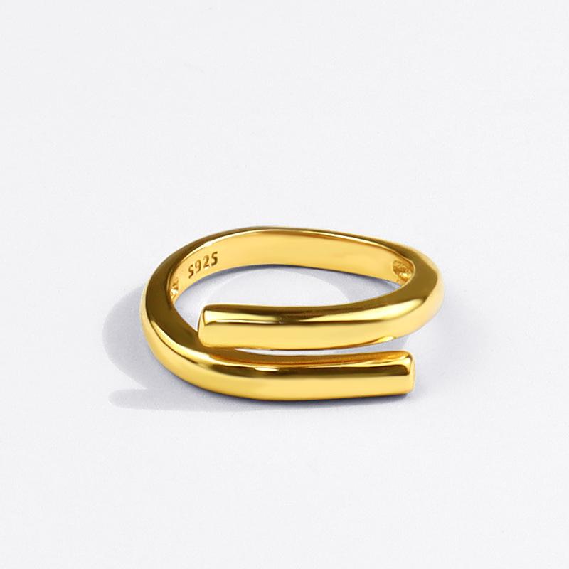 Xiaomi Real 925 Sterling Silver Rings for Women Open Vintage Wedding Trendy Jewelry Large Adjustable Antique Rings Anillos