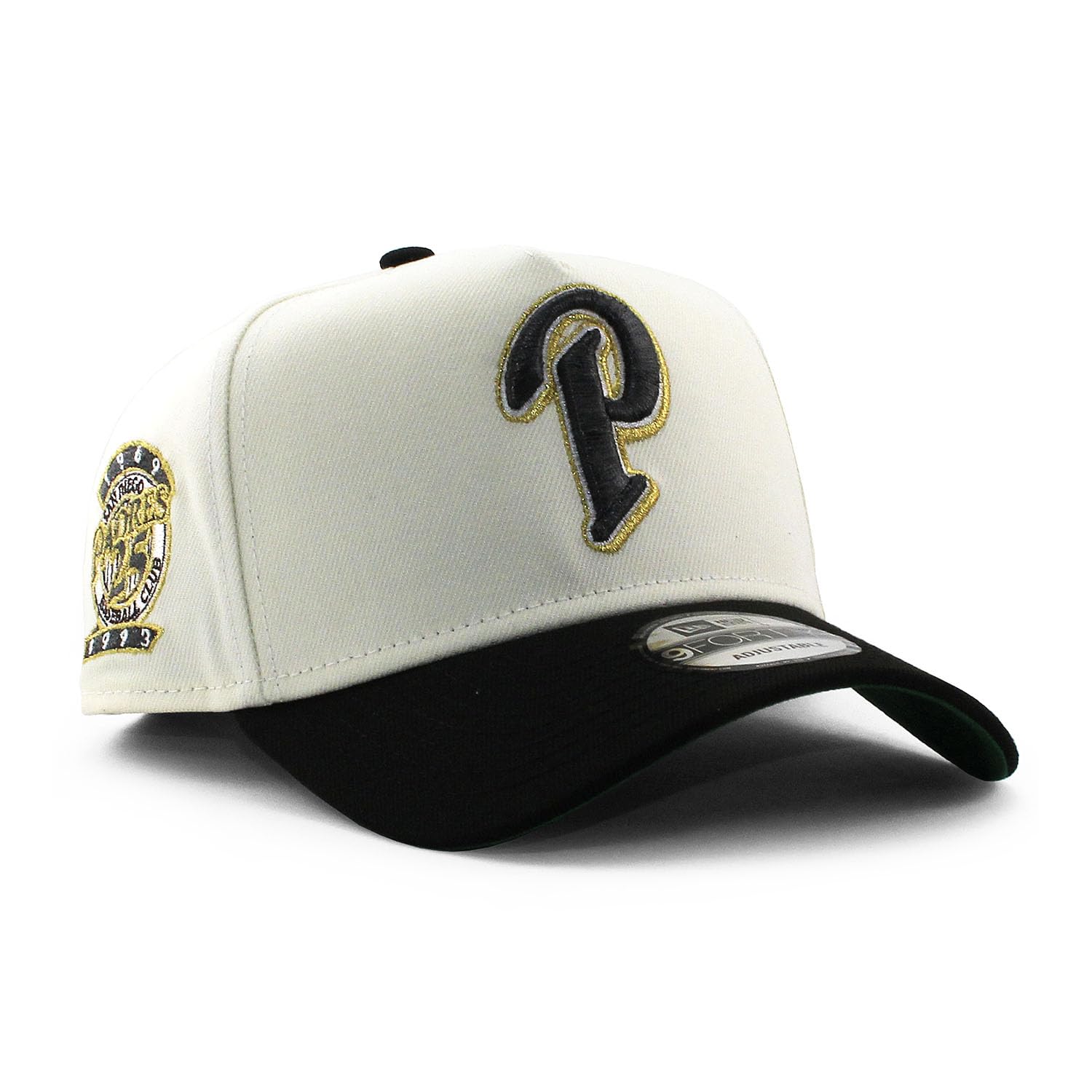 

Ограниченная кепка 9FORTY Snapback SNAPBACK CAP 940 MLB MiLB NFL NBA Hat Colored Brim BRIM Side Patch Diego Padres [New Era] EU/AU (Сан (25TH Крем)) [Элемент]