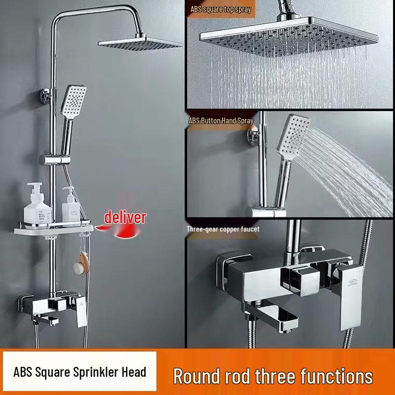 TLXT All-Copper Shower Faucet Set