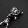 Creative Little Turtle Necklace for Men Women Stainless Steel Hip Hop Unique Animal Pendant Amulet Jewelry Dropshipping
