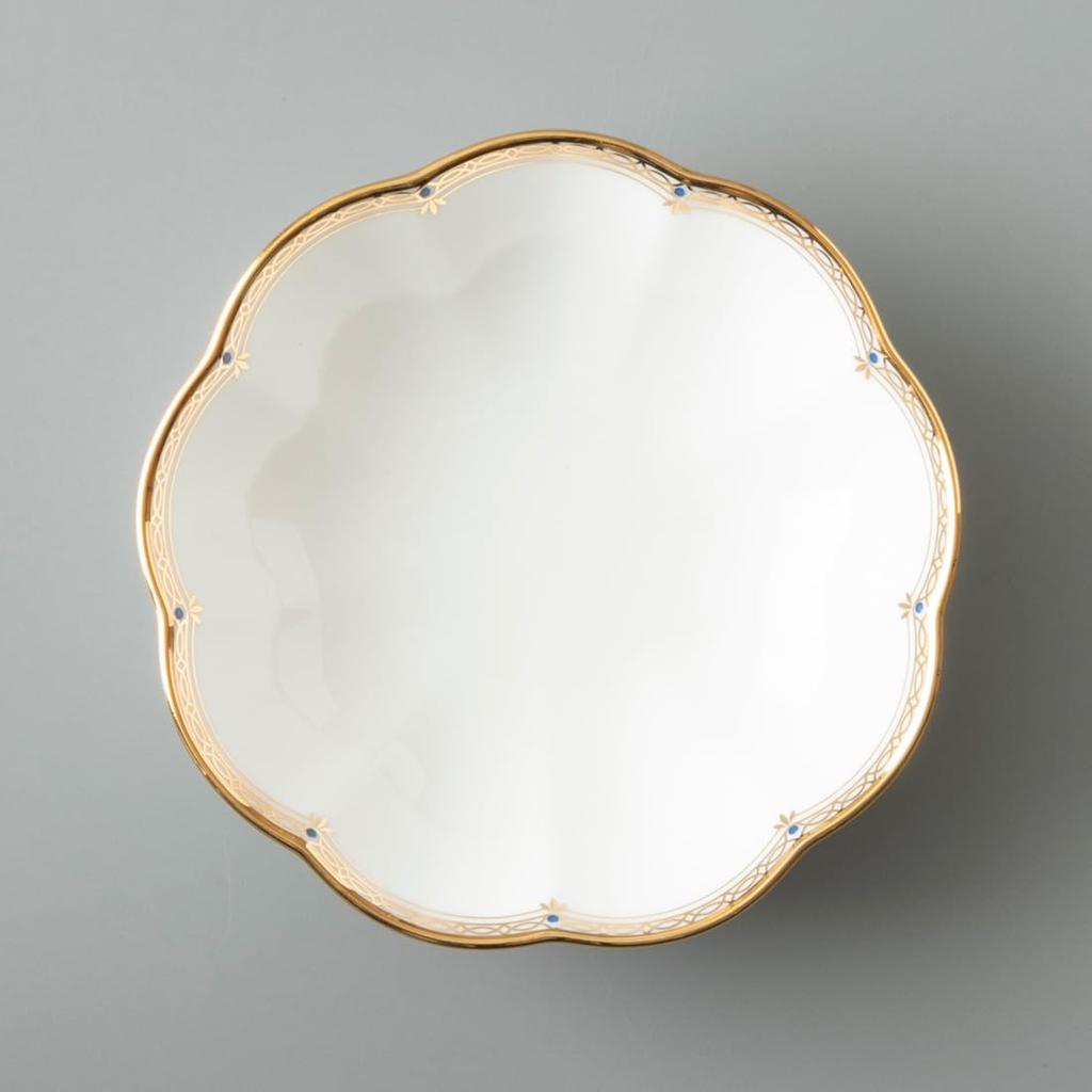 NARUMI Prima Donna Petit Dish, 9cm, Gold, Stylish, Gorgeous, Elegant Small Plate, Made In Japan, Gift Boxed, 52476-565