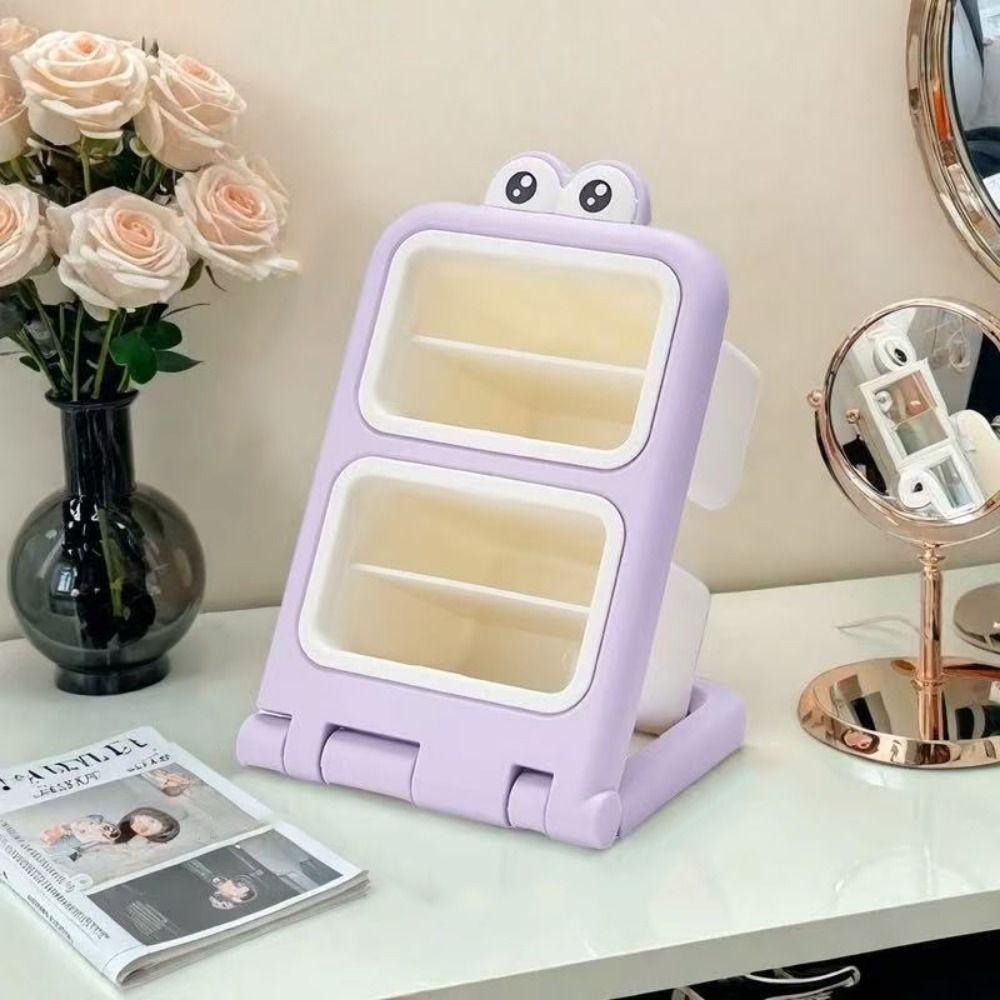 Removable Desktop Slanting Organizer Large Capacity Slanted Pen Holder  Household
