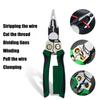 Delicate Electrical Pliers for Safe Wires Stripping Twisting Cutting and Live Wires Detection 12V 250V Alarms
