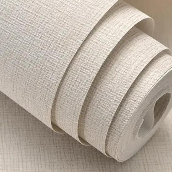 

Білий, Бежевий, Коричневий Текстурований Простий Однотонний Фон Однотонні Шпалери Сучасний Дизайн Ткані Шпалери Рулон Домашній Декор