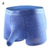 Sexy Men Elephant Nose Penis Pouch Boxers Briefs Mid Rise Breathable Underwear