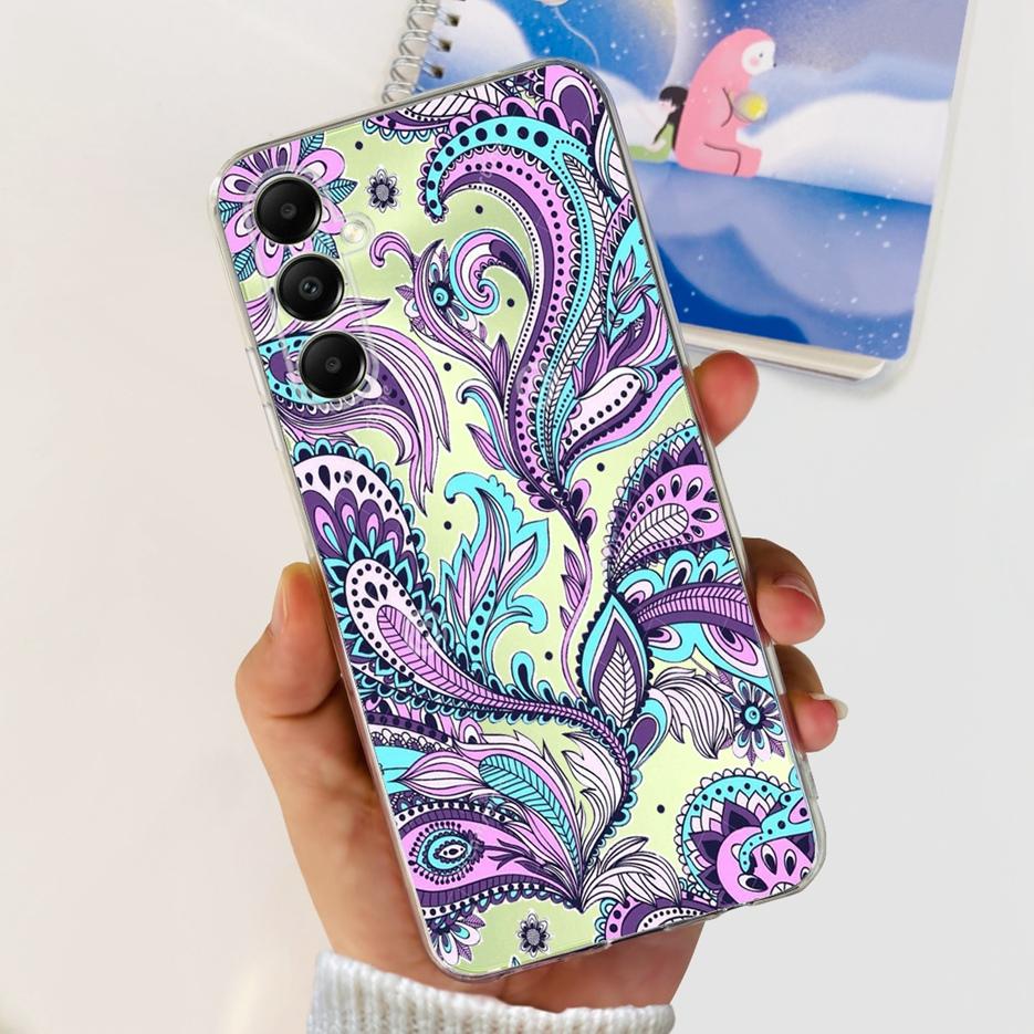 For Samsung Galaxy A05s Case SM-A057F Cute Cat Cartoon Cover Clear Silicone Phone Case For Samsung A05s A 05s Soft Fundas Bumper