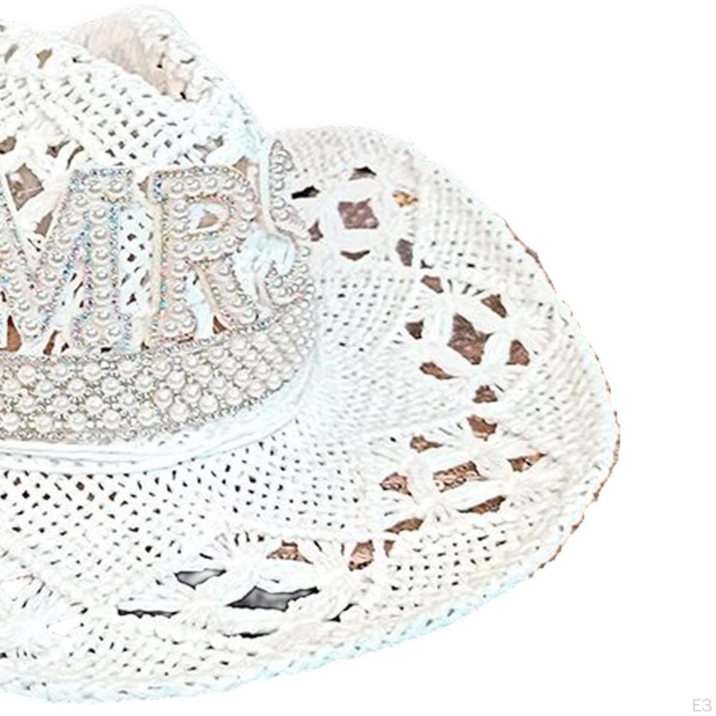 Chapéus de Cowboy Ocidentais Clássicos para Mulheres - Perfeitos para Casamentos ao Ar Livre e Festas de Verão