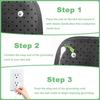 Grounding Mat for Bed 68cmWidth Earthing Mat Grounding Pad for Better Sleep Pain Stress Relief Conductive Carbon Fiber with Cord