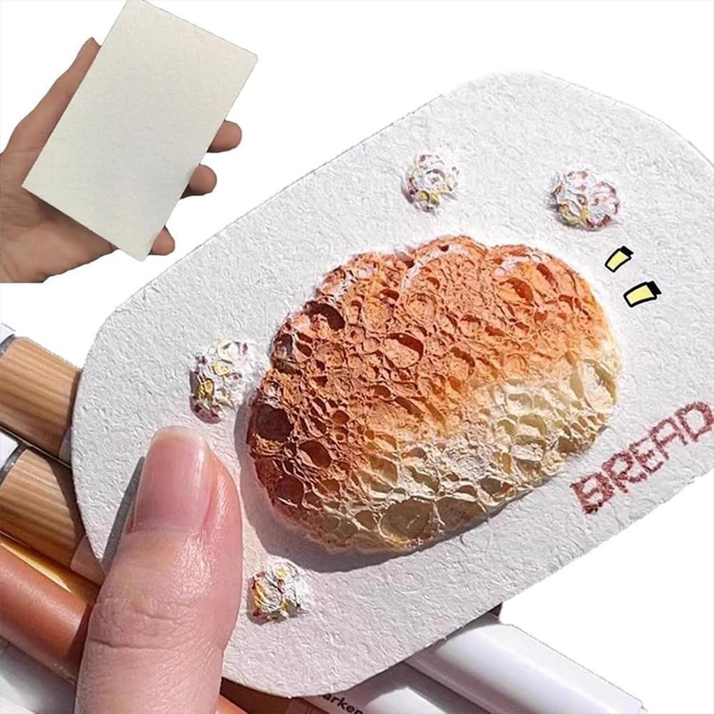 Foam Texture Painting Kit Puffy Foam Texture Painting Kit Bubble 3D Canvas Sponge Drawing Paper Craft Art Supplies for Boys Kids