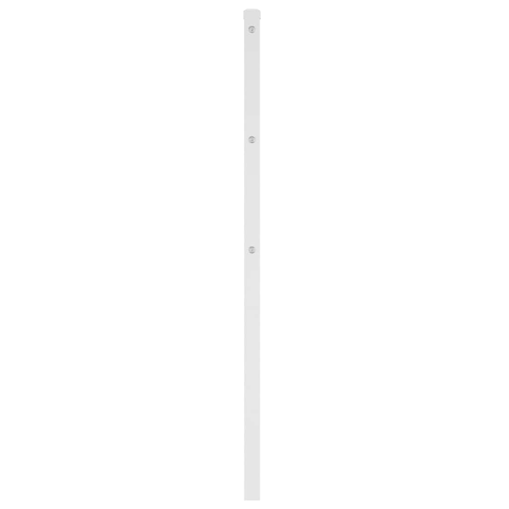 Vidaxl Metal Headboard, White, 75 Cm