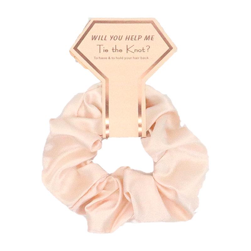 Women's Imitation Silk Satin Hair Tie and Headband - Light Luxury European and American Fashion