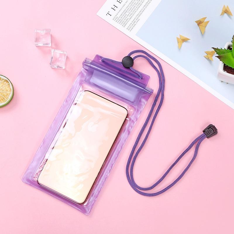 Saco de Natação de Vedação Impermeável Alta Resistência Tamanho Grande Transparente Bolsa Seca de Proteção Subaquática para Celular Iphone
