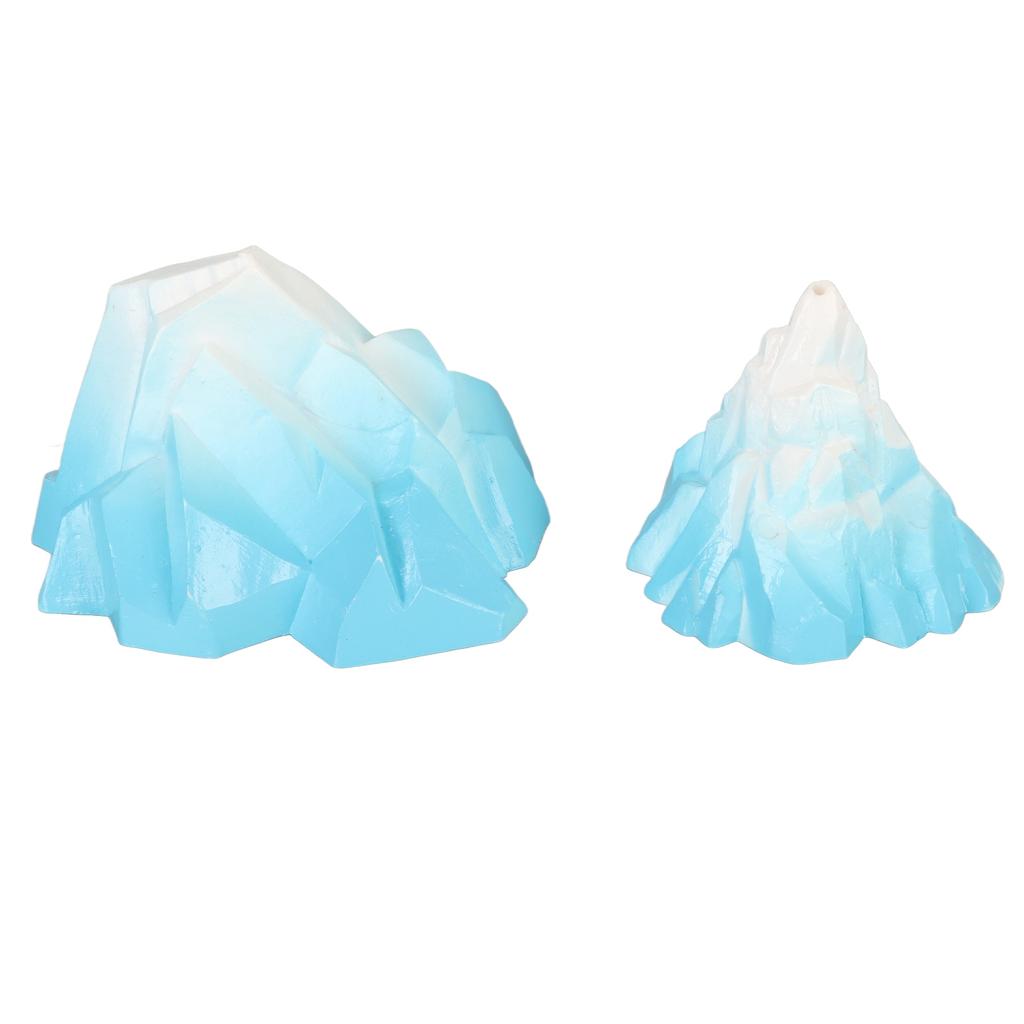 2pcs Aquarium Iceberg Decoration Simulation Innovative Landscaping Underwater Iceberg Ornament for
