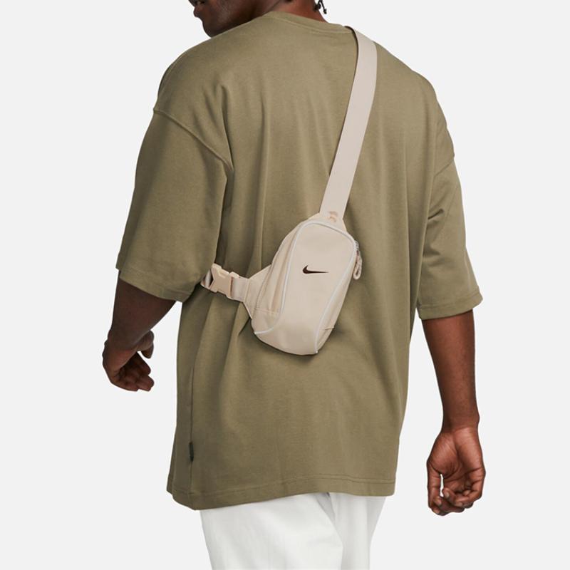 Nike Sportswear Essentials Crossbody 1L Bag Sanddrift/Sail/Baroque Brown Casual DJ9794-126