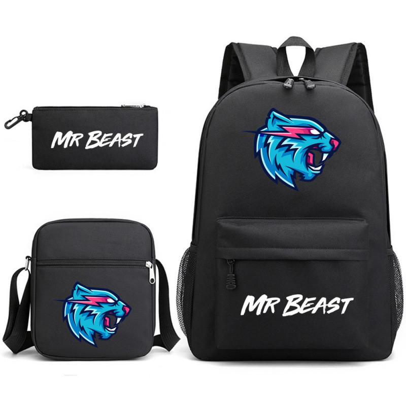 

Canvas Backpack Set For Students With Laptop Compartment And Breathable Design For Daily Use Style A