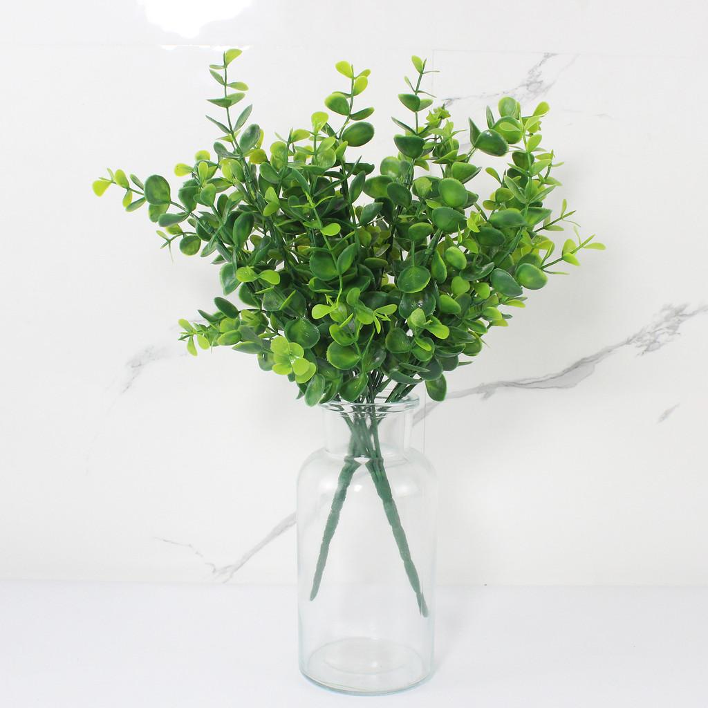 Plant Green Eucalyptus Artificial Waterresistant Foliage For Interior Home