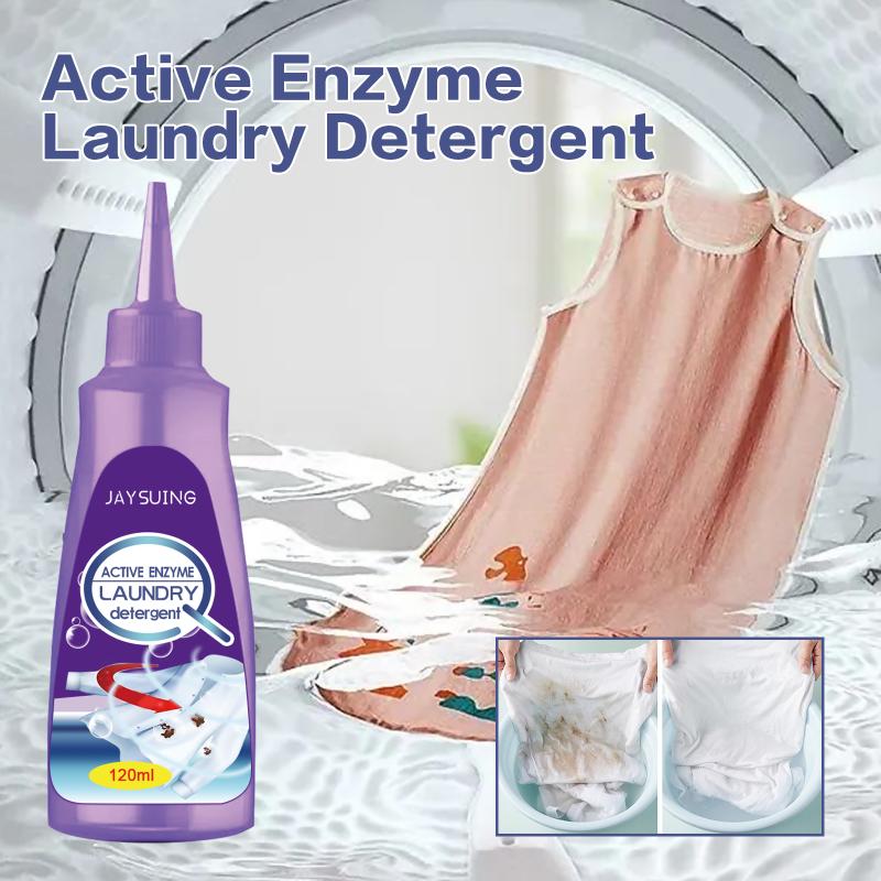 

Active enzyme laundry detergent, multi-purpose cleaner for removing stains and blood from clothes. one size