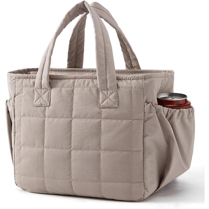 Female Hand Carrying Dirt Resistant Camping Picnic Bag For Outdoor Travel Storage