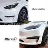 Front Bumper Fog Light Trim & Wind Deflector Panel for Tesla Model Y (2017-2023)