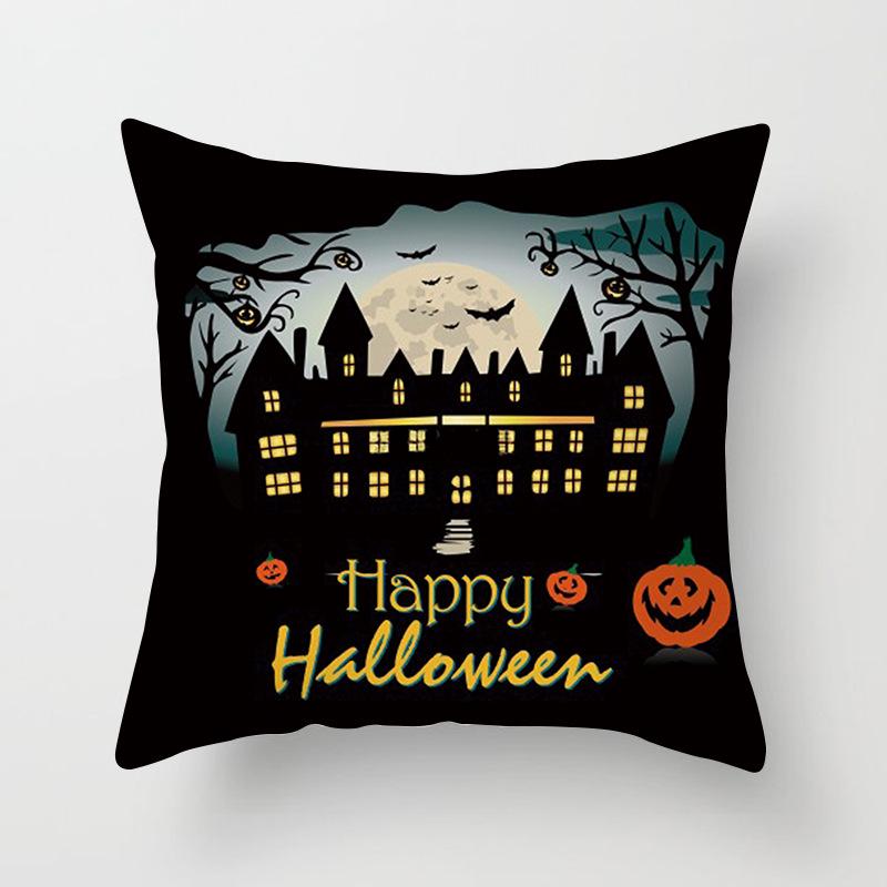 New Halloween Pumpkin Home Decoration Pillow Cover Sofa Cushion Pillow Cover