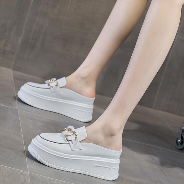 

Модные 7,5 см новые тапочки из микрофибры на танкетке из кожи, сандалии, кроссовки, женская обувь на каблуках, летние дизайнерские женские модные ботинки 39