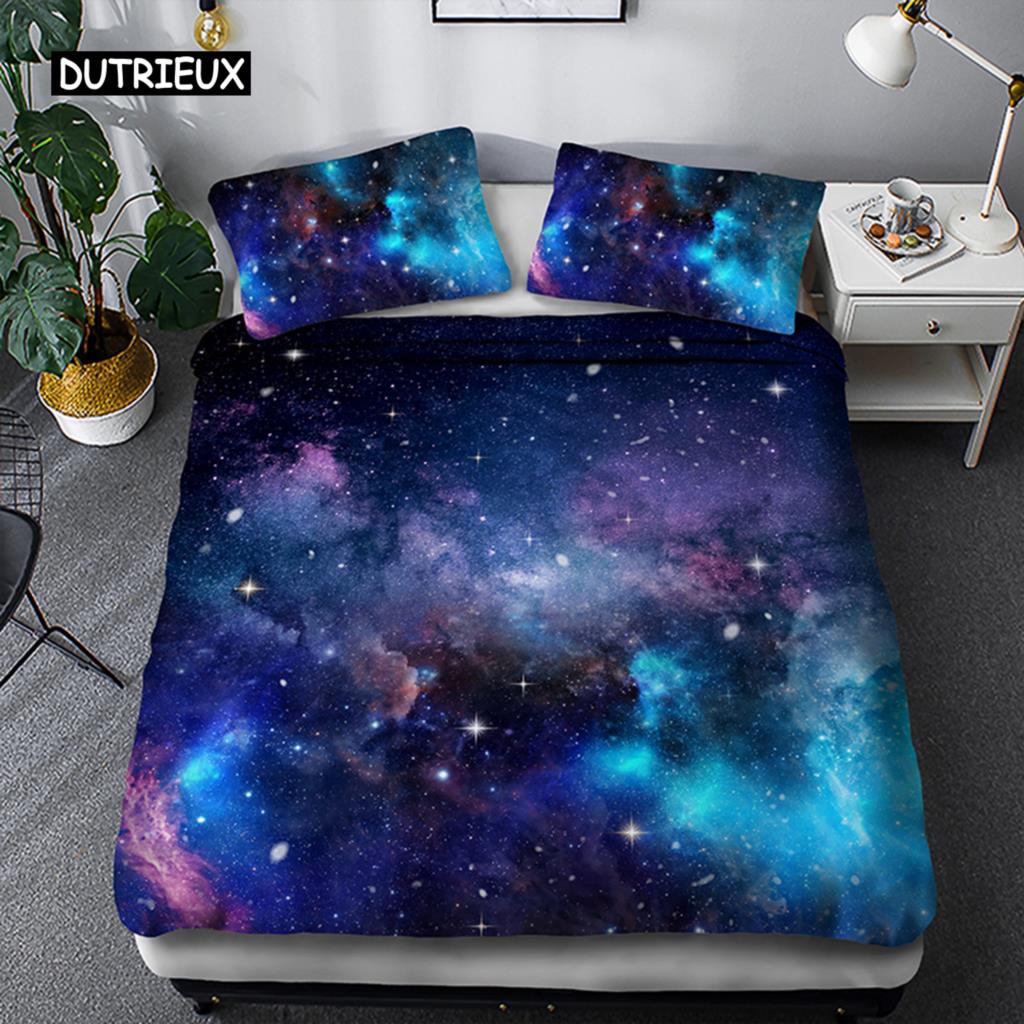 

Комплект постельного белья Space star 3d Galaxy Single double Twin/Queen 2pcs/3pcs комплекты постельного белья Universe Outer Space Themed 140x200cm 3pcs