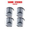 4pcs 56/60/65MM Car Wheel Center Hub Caps Sticker Decor For Mercedes Benz AMG A B C D M S R G Class GLA GLB W124 W176 W204 W212 CQ1  F59