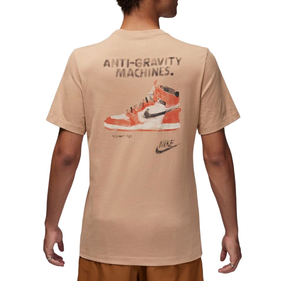 New Jordan T Shirt Men's Earth Yellow FD7030-200