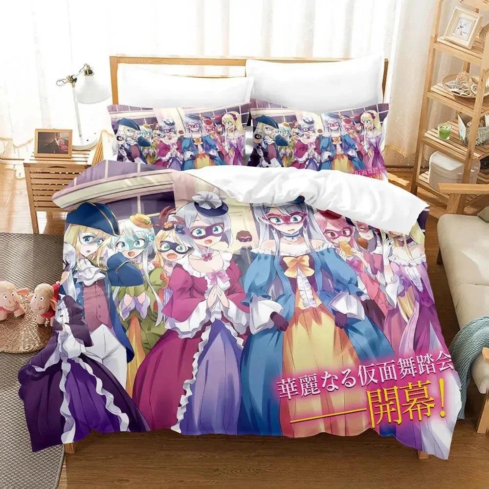 In Another World with My Smartphone Bedding Set Single Twin Full Queen King Size Bed Set Adult Kid Bedroom Duvetcover Sets Anime