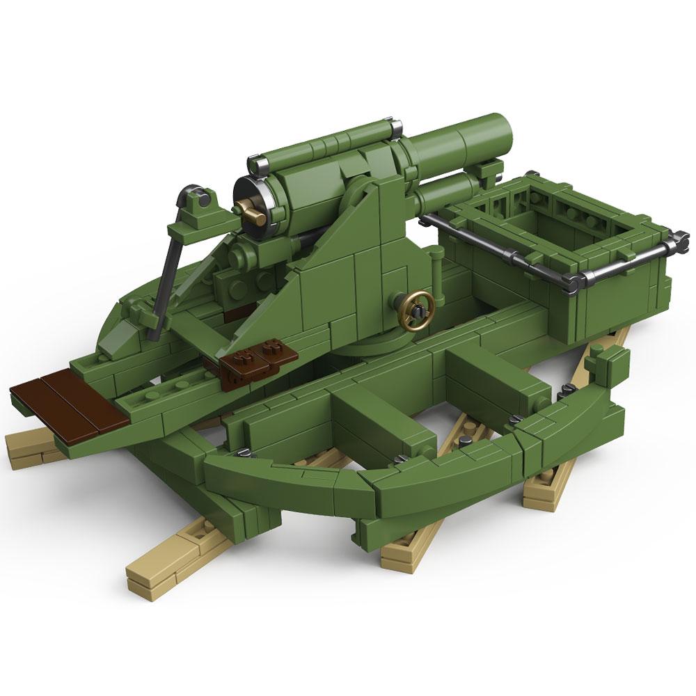 Military World War Building Blocks Army Soldiers BL 9.2 -Inch Cannon Bricks Toys For Children Gift