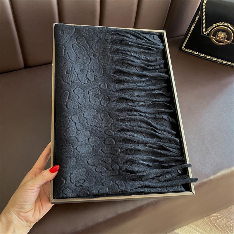 Winter Scarf For Women Long Warm Cashmere Scarves Hijab Solid Lady Shawl Wrap Female Pashmina Bandana Head Scarfs Echarpe