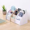 Tabletop Storage Organizer for Remote Control and Stationery Practical Ladder Shaped Design for Home and Office