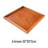 Ningzhao Square Solid Wood Service Tray