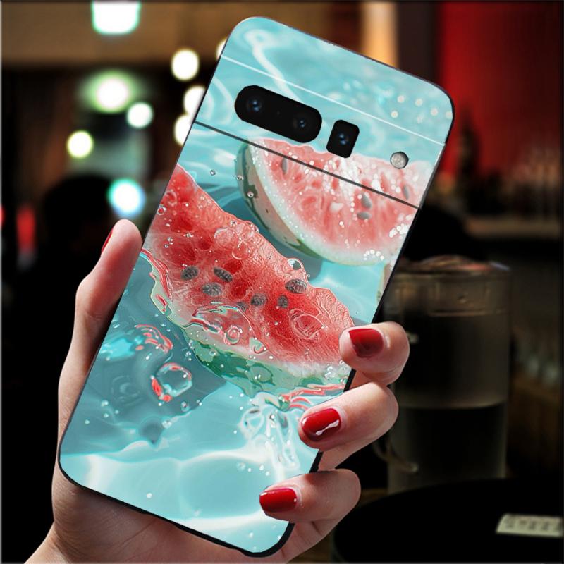 Obst Wassermelone Berry Orange Telefon Fall Für Google Pixel 8 7 Pro 7A 7 6A 6 Pro Pixel 8A 4A 3A 4 XL Pixel 5 6 4 3 3A XL