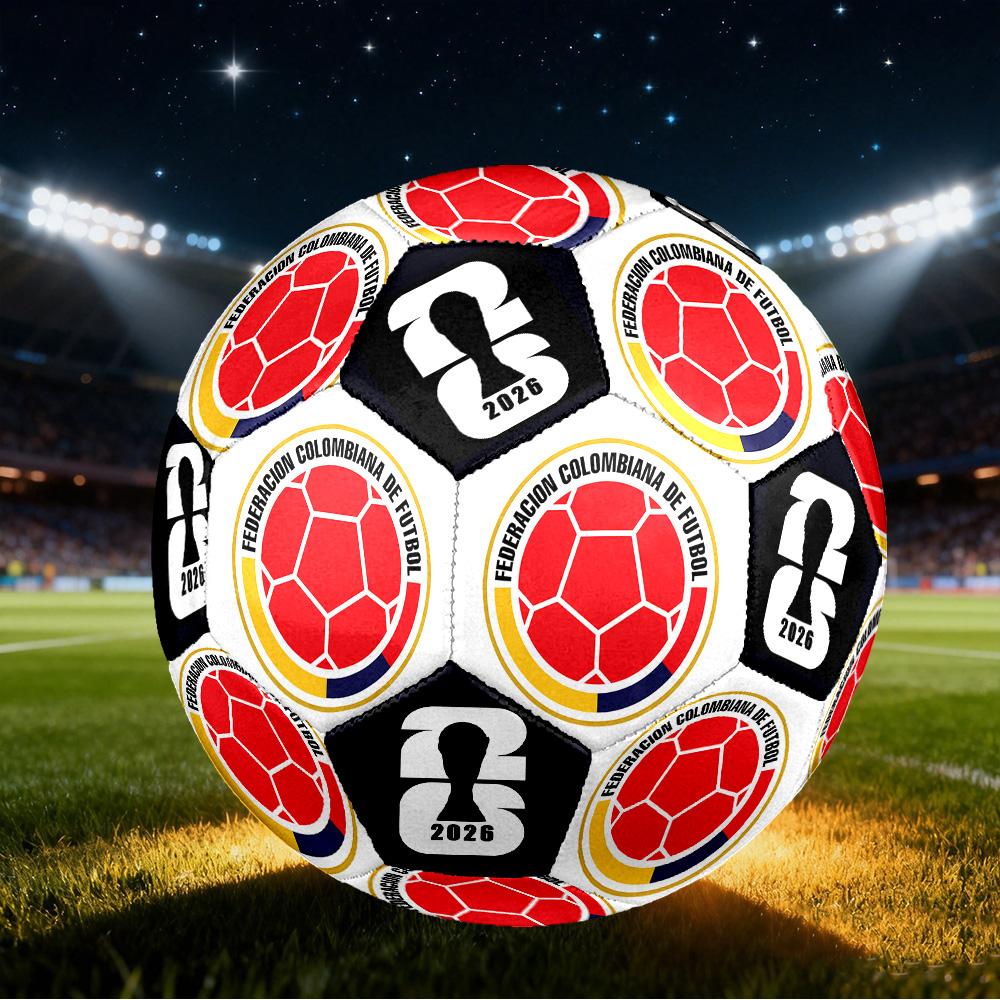 1pc Colombian Football Size 5 Soccer Ball Professional Match Training Football Indoor &Outdoor Sports Ball Club Training Ball Lightweight Durable y13