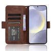 For Samsung Galaxy S24 Leather Phone Case Stand Multiple Card Slots