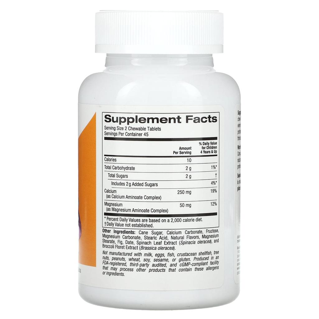 Children's Chewable Calcium & Magnesium, Birthday Cake Flavor, 90 Veggie Tablets