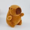 Cute Capibara Kapibara Plush Toy Cartoon Guinea Pig Pendant Soft Stuffed Doll Keychain Backpack Car Bag Key Ring Decor Kid Gift