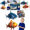 Remote Control Flying Shark Clownfish Balloon Helicopter For Kids Stunning Gift Idea