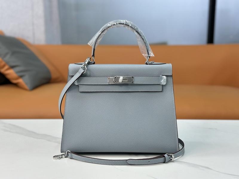 26 New Genuine Leather Women's Bag Palm Pattern Mini 22CM25 Silver Buckle Handbag Single Shoulder Diagonal Cross-border